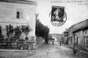 ancienne carte postale d'Echenay